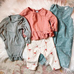 Baby Girl 3-6M Outfits - Old Navy & Carter's